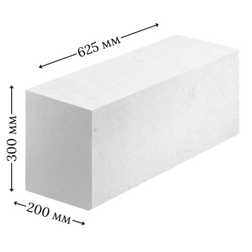 Купить Газоблок Цемрос 625×300×200 (50 шт/поддон) в Новочеркасске